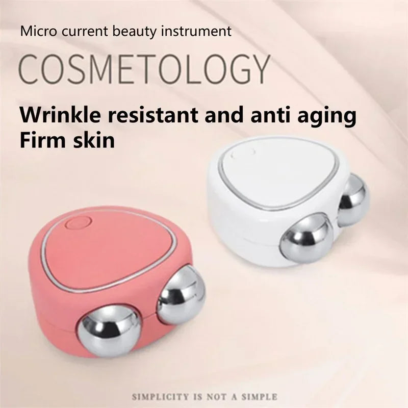 NEW Face Lifting Machine Facial Massager Microcurrent Roller Skin Tightening Rejuvenation Beauty Charging Face Anti Wrinkle