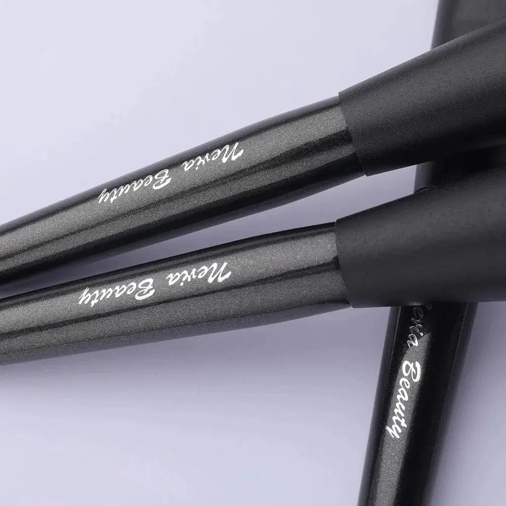 Makeup Brush Sets, 12 PCS Wood Handle Soft Synthetic Fiber Hair Makeup Set,Premium Synthetic Foundation Blending Blush Concealer AuraBelle