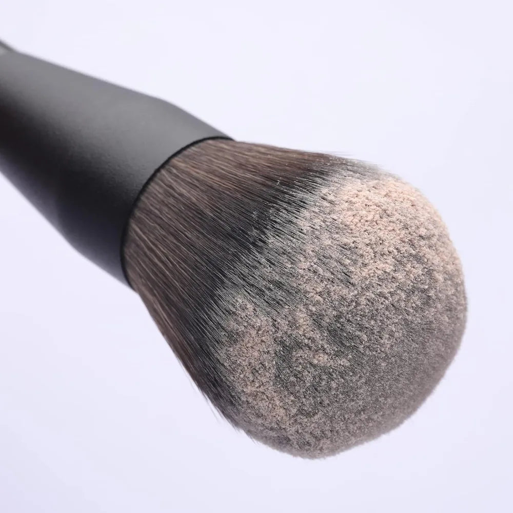 Makeup Brush Sets, 12 PCS Wood Handle Soft Synthetic Fiber Hair Makeup Set,Premium Synthetic Foundation Blending Blush Concealer