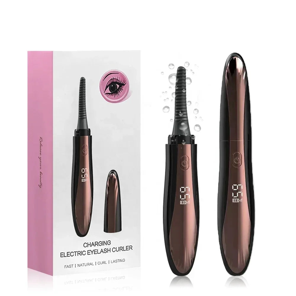 Electric Eyelash Curler Ironing Curler Rechargeable Electric Eye Lash Perm Eyelashes Clip Portable Makeup Care Long-lasting Curl